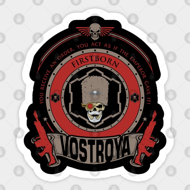 VOSTROYA - ELITE EDITION Sticker by Absoluttees